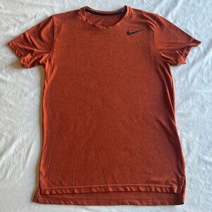 Nike Heather Red Dri-FIT Short-Sleeve Performance Top - Men's Small